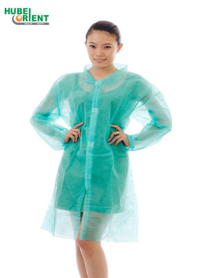 Lightweight Disposable Medical PP Nonwoven Lab Coat