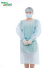 Disposable Isolation Gown Medical Overalls Non-Woven Lab Gown With Elastic Wrist