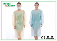 Polypropylene Non Woven Isolation Gowns Disposable With Long Sleeve And Elastic Wrist