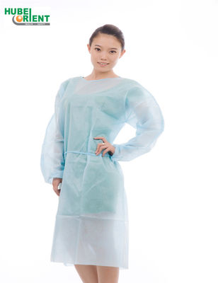 CE Non Sterile Polypropylene Disposable Isolation Gowns