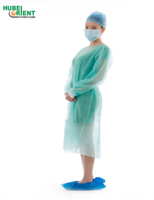 Medical Non Woven Disposable Microporous Coverall With Knitted Wrist