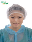 Disposable Surgically Head Cover Net Non Woven Mob Cap With Double Elastic