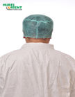 Protective Safety Hair Cap Disposable Non Woven Doctor Cap With Elastic At Back