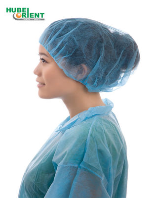 Non Woven Single Elastic Surgical Head Hair Cover Nonwoven Disposable Bouffant Cap