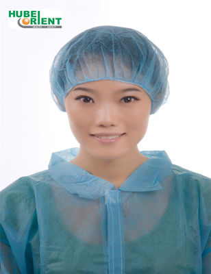 Non Woven Single Elastic Surgical Head Hair Cover Nonwoven Disposable Bouffant Cap