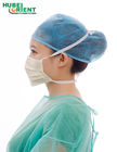 White/Blue Green Disposable Non Woven Face Mask 3 Ply Earloop For Hospital