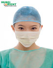 White/Blue Green Disposable Non Woven Face Mask 3 Ply Earloop For Hospital