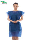 Disposable Protective Polypropylene Isolation Gown Without Sleeves
