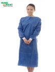 Non Sterile PP Disposable Medical Isolation Gown With Knitted Wrist