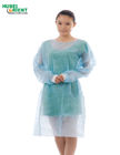 CE MDR Disposable Medical PP PE Isolation Gown With Knitted Wrist