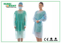 Disposable Protective Sterilized Surgical Gown / Disposable Isolation Gown With Knitted Wrist