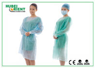 Knitted Wrist Disposable PP PE Medical Isolation Gown For Personal Care