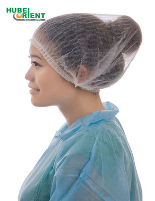 Disposable PP Non Woven Bouffant Cap With Double Elastic