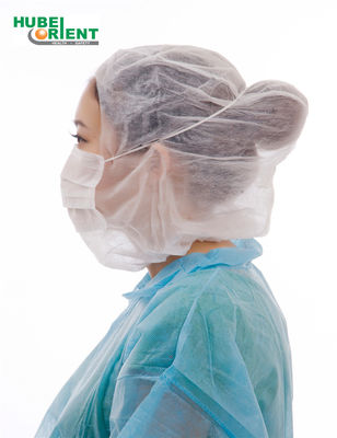 OEM Nonwoven Disposable Hood Cap For Cleanroom