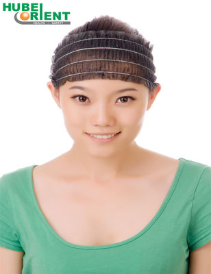 ISO9001 Disposable Stretchable Nonwoven Elastic Hair Wrap For Salon