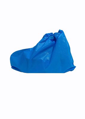 Water Prevention Disposable CPE Shoe Cover For Laboratory