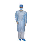 Certificated CE MDR Disposable Waterproof Medical  PP+PE Isolation Gown With Elastic Or Knitted Wrist