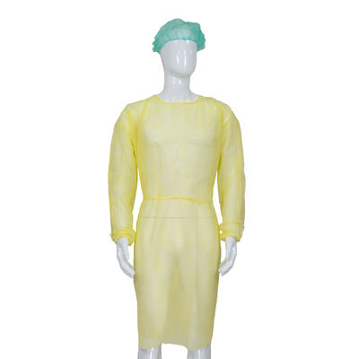 Medical Use Waterproof Isolation Gown With Elastic Wrist disposable doctor use anti-bacterial gown