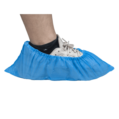 Non Irritating Odorless CPE Shoe Covers For Hospital