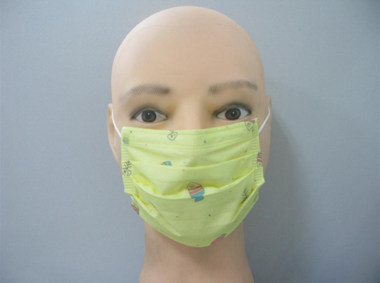 GB/T38880-2020 Anti Virus Printed Children'S Protective Face Mask 145x95mm