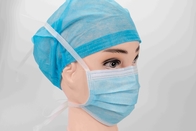 EN14683 Level3 Breathable Disposable Medical Use 3ply Face Mask 17.5x9.5cm With Nonwoven Tie