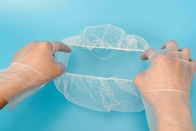 Anti Dust Disposable Nylon Honeycomb Hairnet With Latex Free Elastic rubber