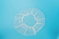 Anti Dust Disposable Nylon Honeycomb Hairnet With Latex Free Elastic rubber