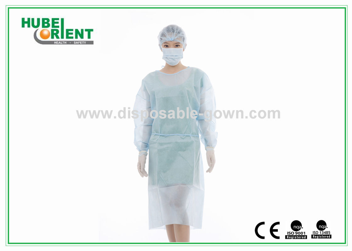 Professional Waterproof Disposable Medical Isolation Gowns For Hospital And Doctors Use