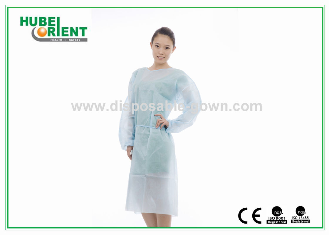 Eco Friendly Breathable SMS Disposable Surgical Scrubs with Elastic Wrist