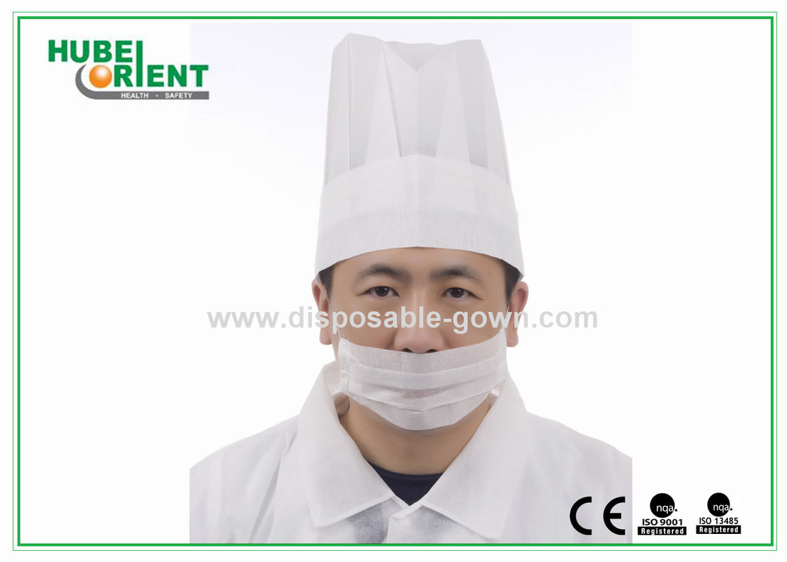 Long Bouffant Disposable Head Cap With Different Colors For Workplace