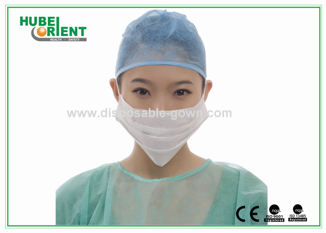 Double Headband White Disposable ESD Face Mask