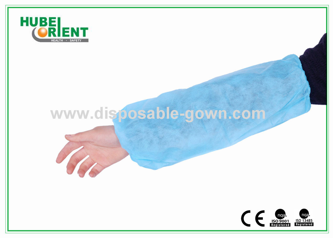 Water Resistance Non Woven Oversleeves Disposable Comfortable PP Oversleeves