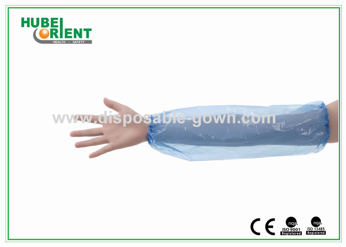 Waterproof Polythene Disposable Arm Sleeves / non-toxic Disposable PE Oversleeves