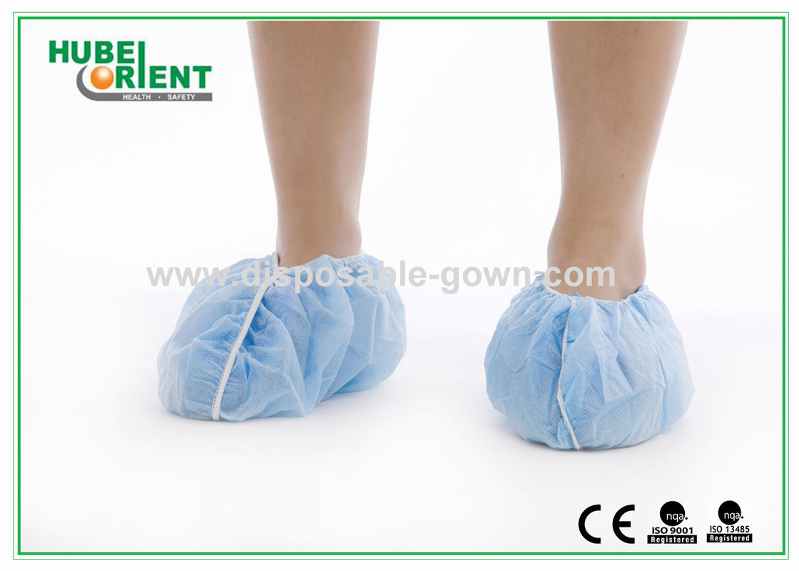 Blue Nonwoven Disposable Shoe Cover for Protection Cleanroom Use