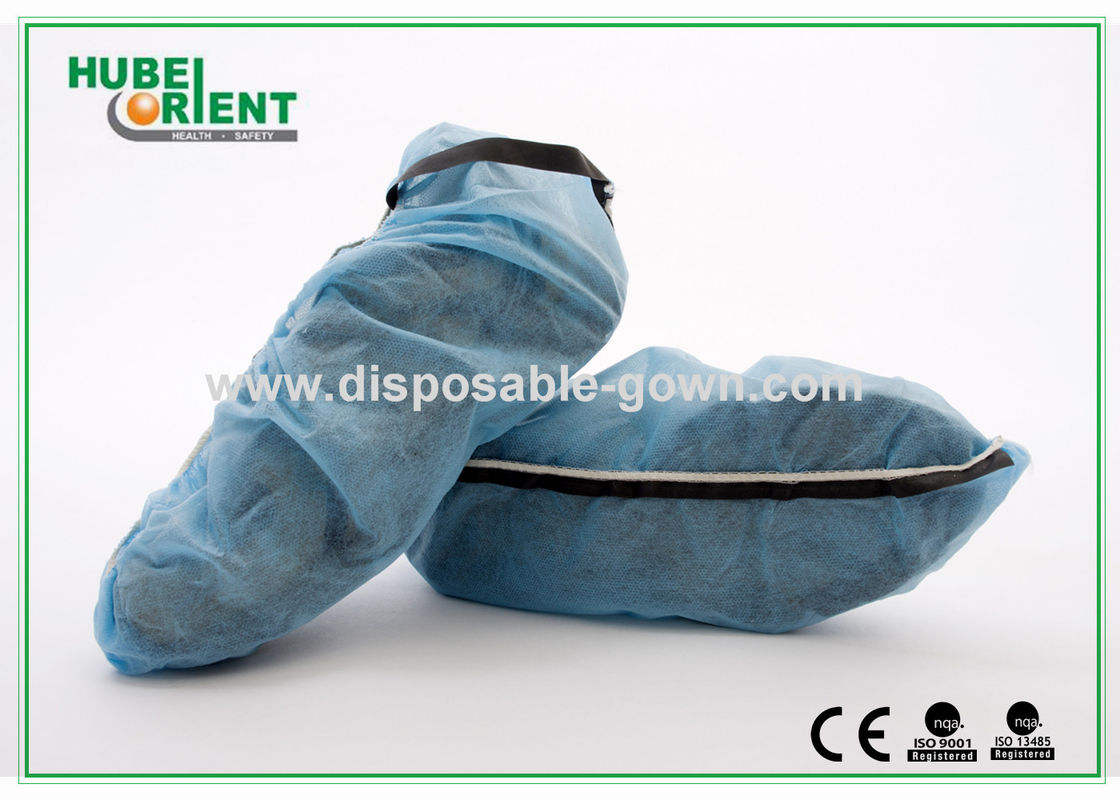 Blue ESD Disposable use Shoe Protectors With Plastic Conductive Ribbon