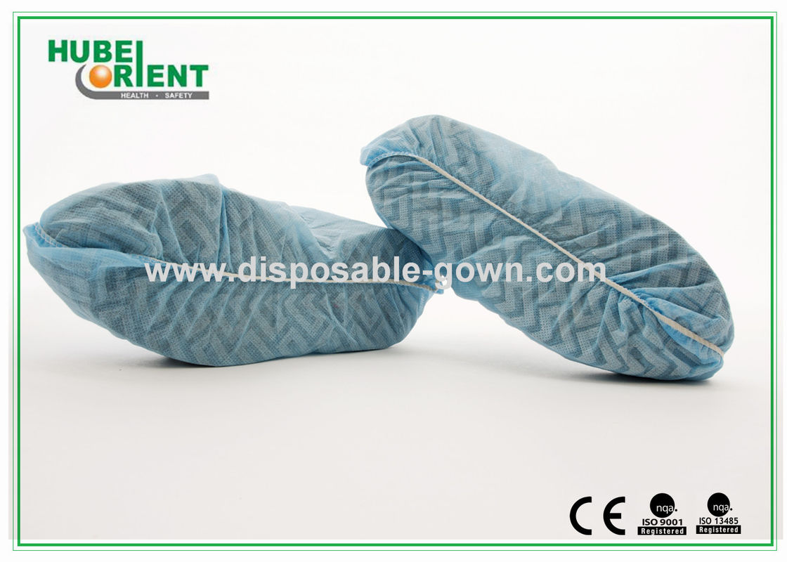 One Time Use Odorless Nonwoven Shoe Covers With Elastic Ankle