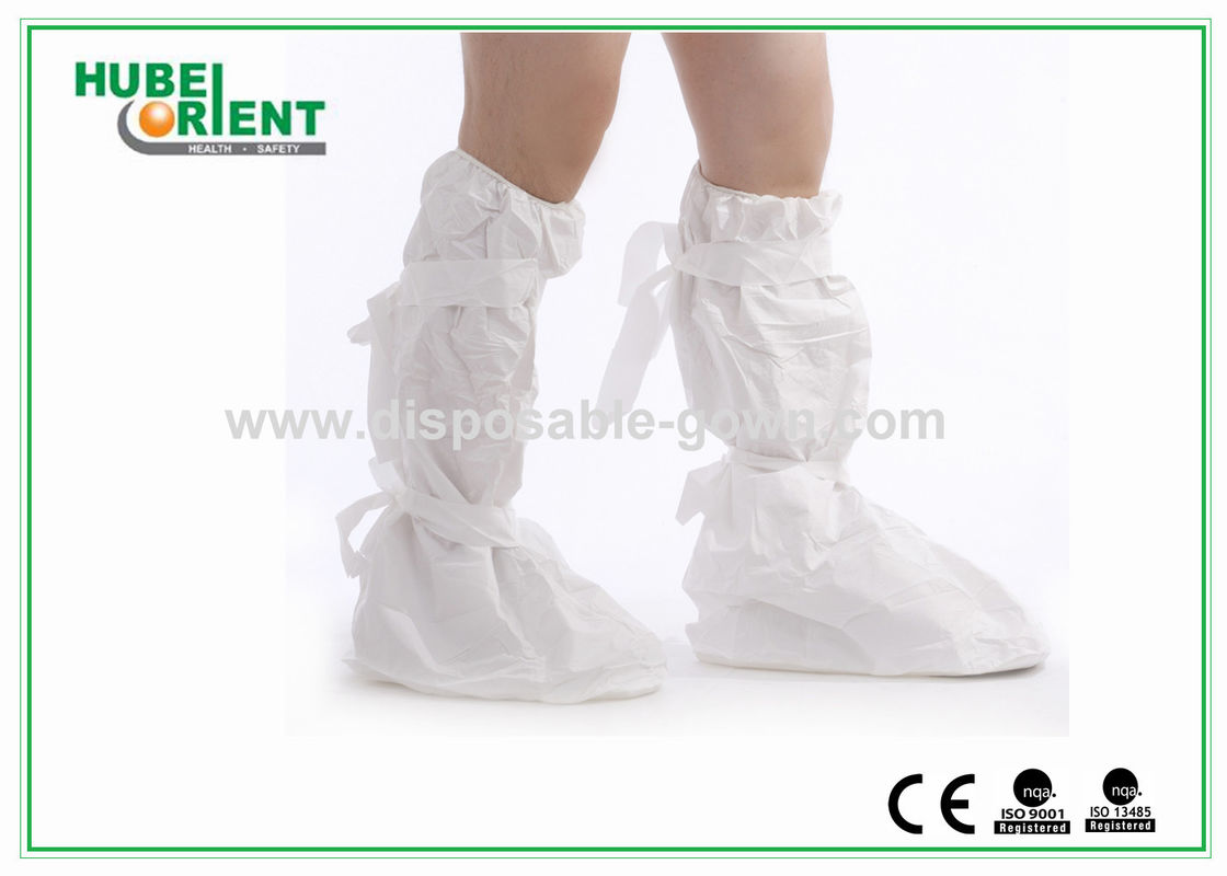 80g/m2 PP CPE Disposable Boot Covers With PVC Sole