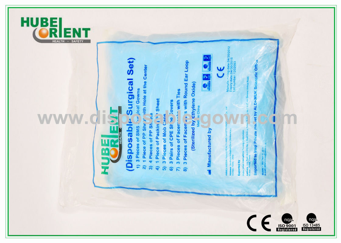 Professional Disposable Surgical Gowns Kits/Disposable Scrub Suits For Unisex Use In Clean Environment