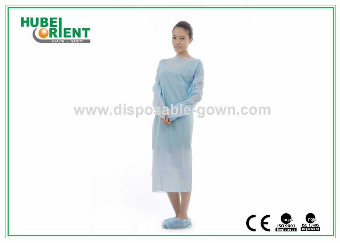 Waterproof Colored Protective Coveralls Disposable With Thumb Loop For Medical Envirnment