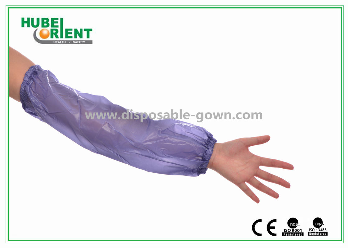 PE Oversleeves Disposable Arm Sleeves Water proof 18 Inches