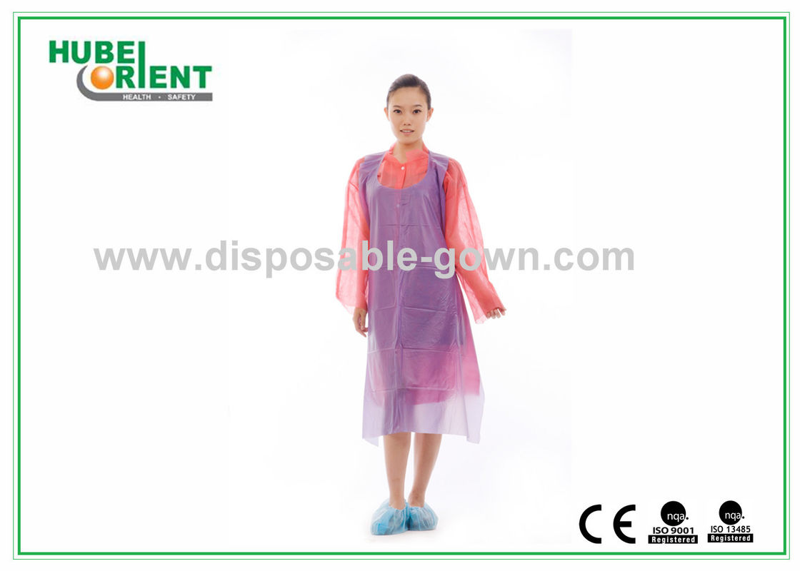 Waterproof Plastic Disposable Aprons/Disposable Kitchen Aprons/single use PVC apron