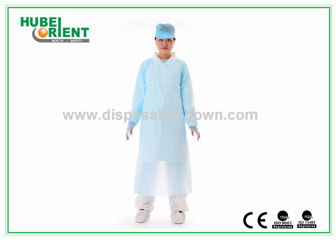 Safety CPE Disposable Protective Gowns Breathable Oil-proof Medical Use CPE Gown