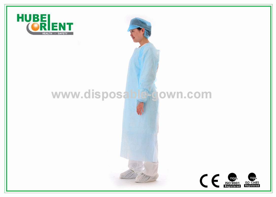 Light Weight 120*190cm 135*205cm CPE Protective Disposable Gown