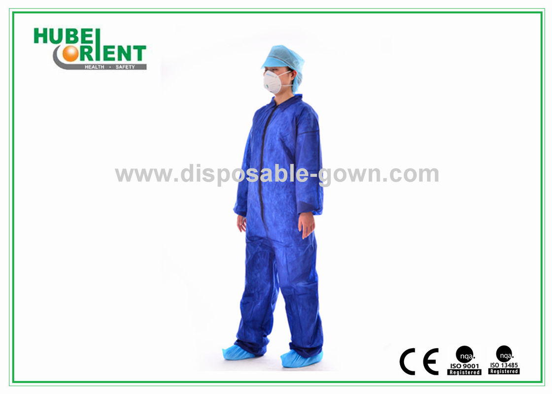 Anti Virus Disposable Coverall Apparel Adults Non-Woven Safety Protective Clothing