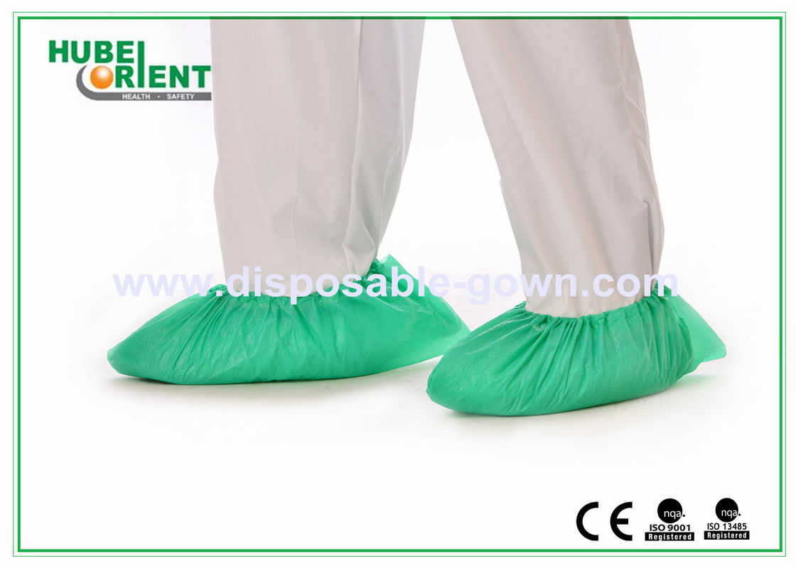 Factory Use Waterproof Free Size Colorful Disposable Use Plastic CPE Shoe Cover Disposable