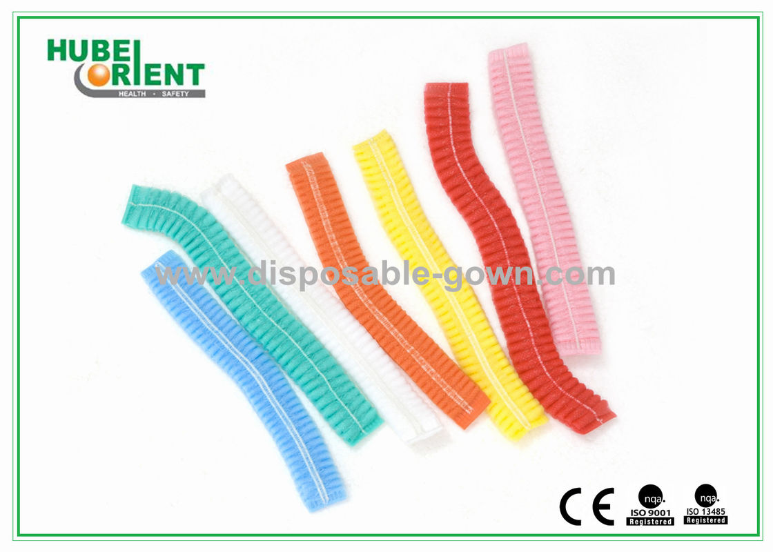 Hospital Use Disposable Non-Woven Mob Cap With Single Or Double Elastic Rubber