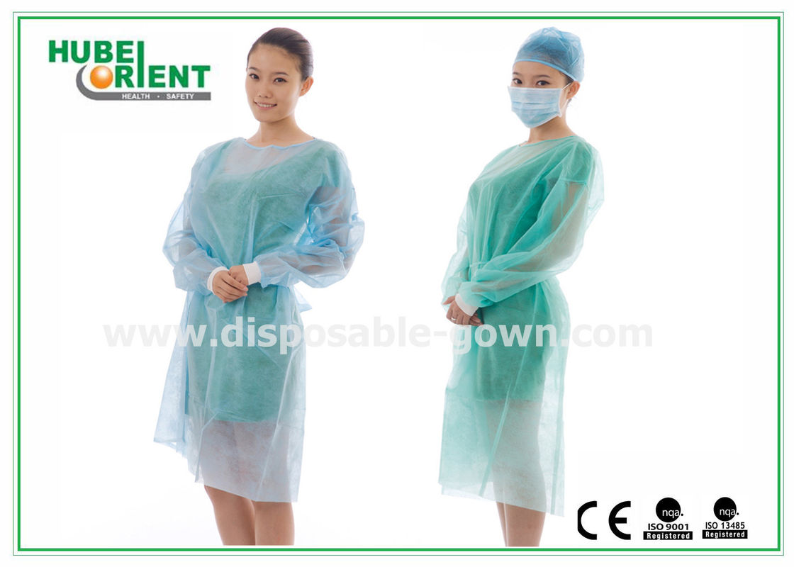Glass Fiber Free Adjustable Wrist Disposable Isolation Gowns