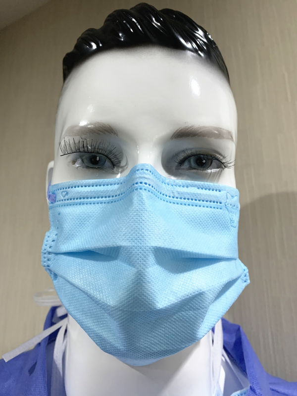 Breathable Fashionable Disposable Adult Protective Face Mask With Colored Earloop