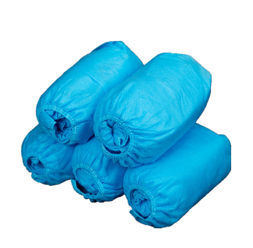 Laboratory Use Disposable Anti-Static Medical blue Nonwoven Shoe Cover