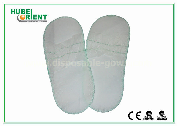 Disposable White Elasticized Men / Women'S Toe Shoes For Beauty Centers